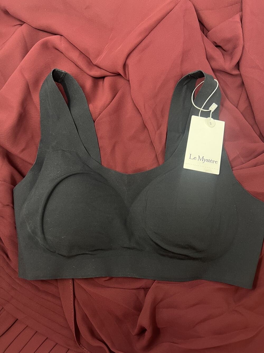 Le Mystere NWT US S Black 7312 Smooth Shape Wireless Bralette